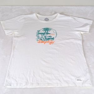 - Life is Good Simplify shirt NWOT L